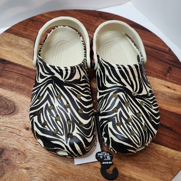 Crocs Slip-On Clogs – Women’s Size 7 | Bone Multicolor | Unworn - Picture 4 of 8